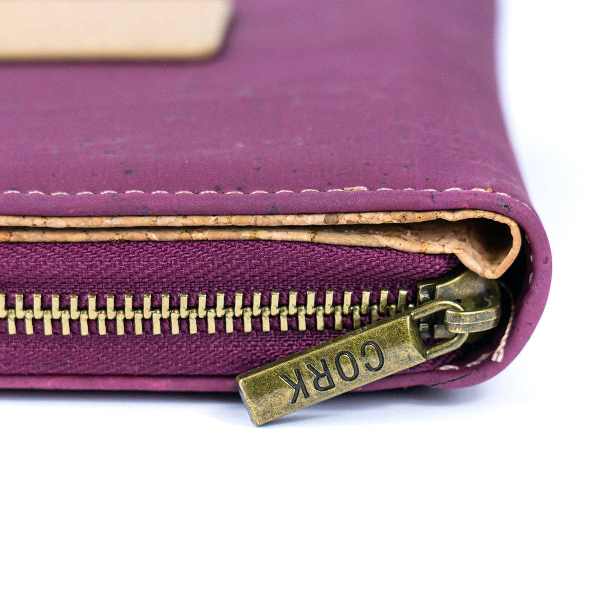 Stylish and Functional Medium-Sized Women's Cork Wallet