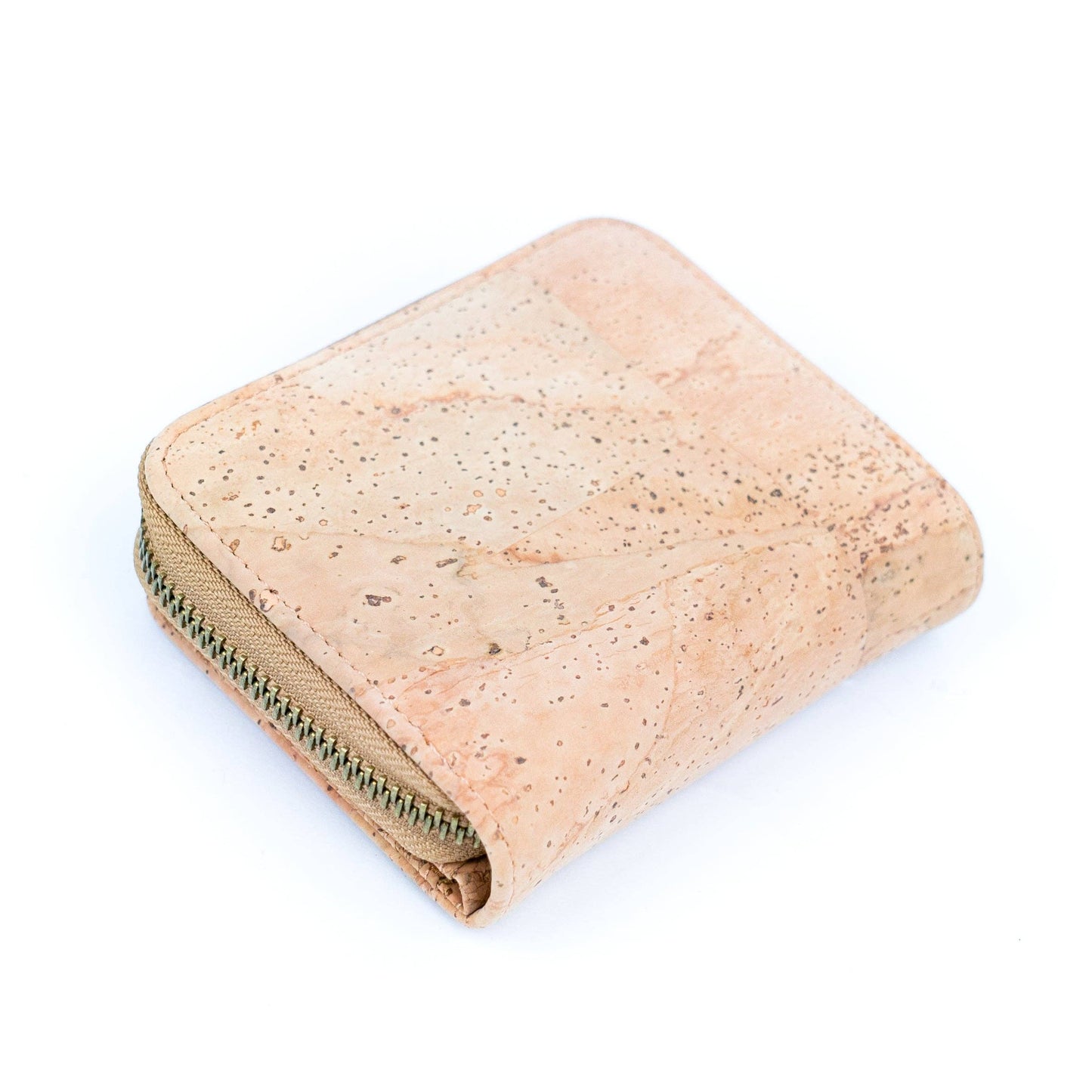Back view of dual-colour cork women’s wallet – stylish and sustainable