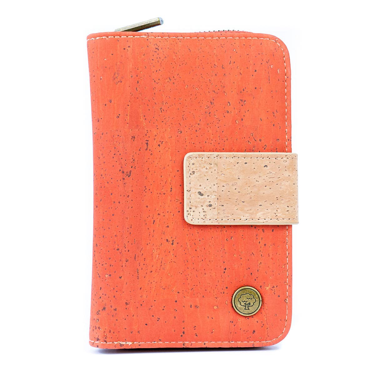 Stylish and Functional Medium-Sized Women's Cork Wallet