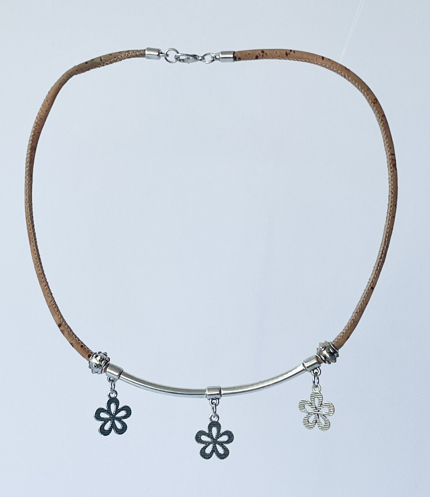 Natural Cork Handmade Necklace Colar Women