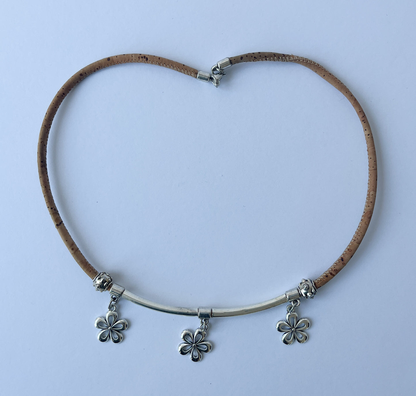 Natural Cork Handmade Necklace Colar Women