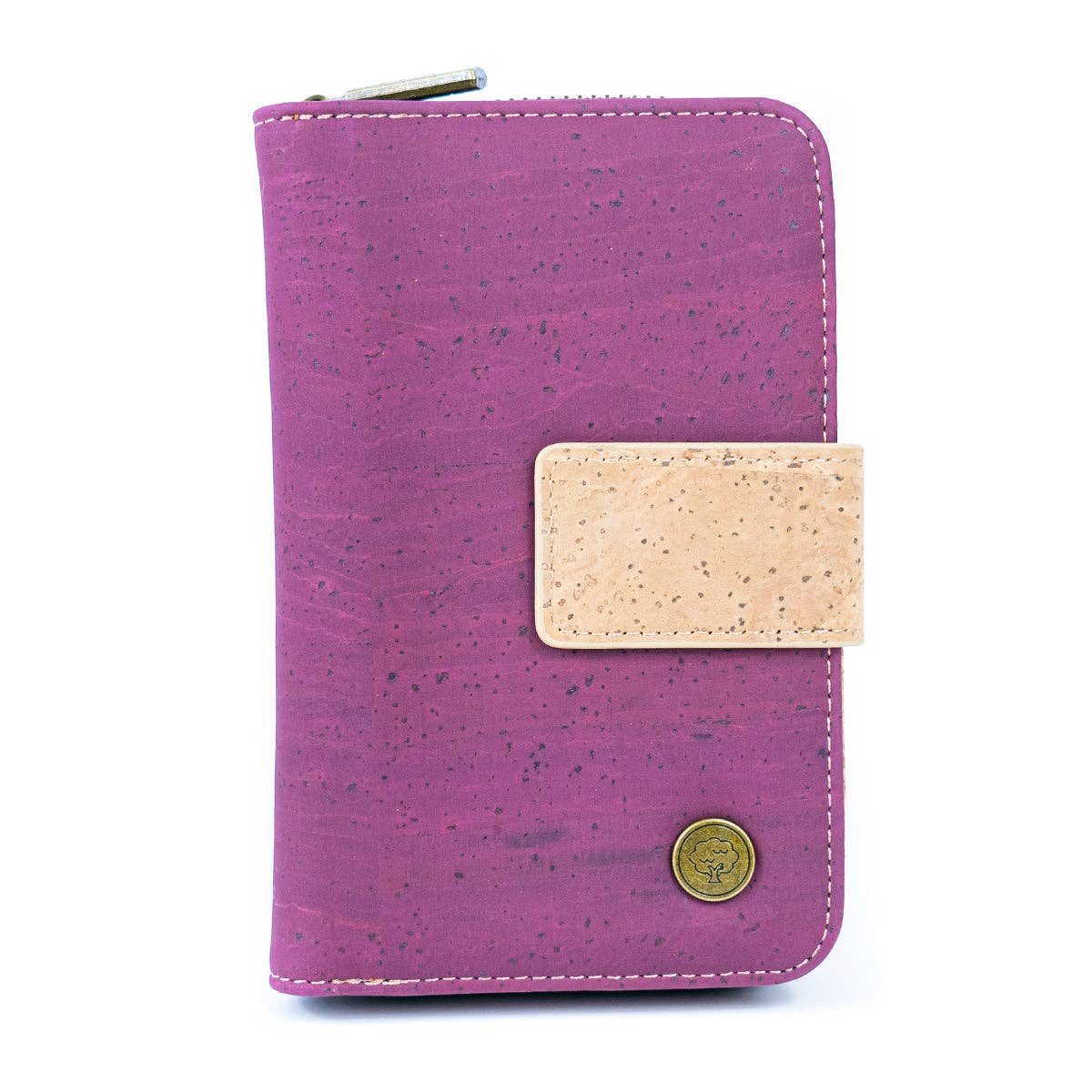 Stylish and Functional Medium-Sized Women's Cork Wallet