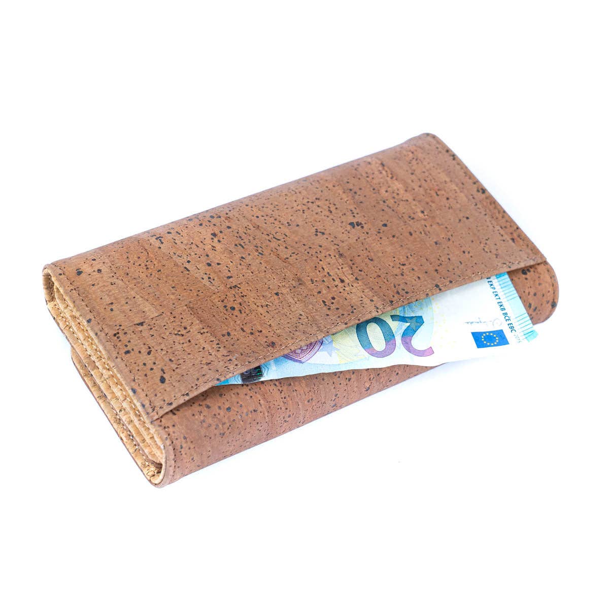 Elegant Cork Women's Foldable Wallet