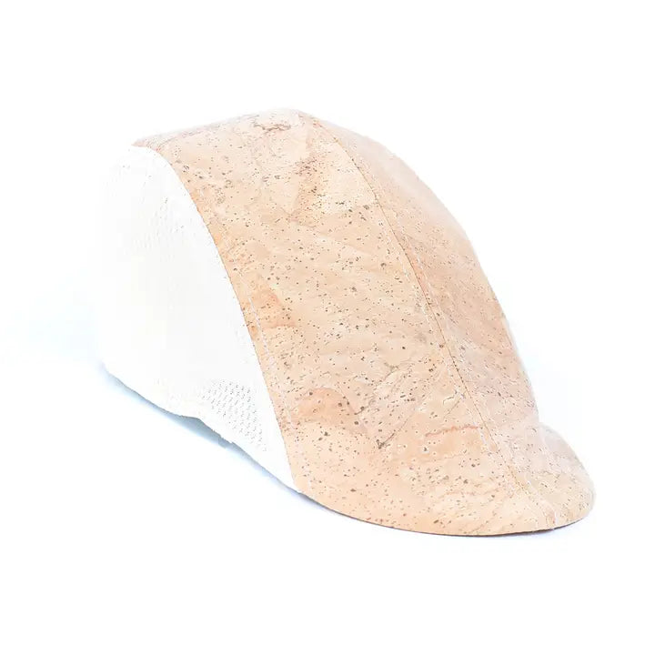 Cork & Mesh Beret Cap Front View – 24×18×12 cm