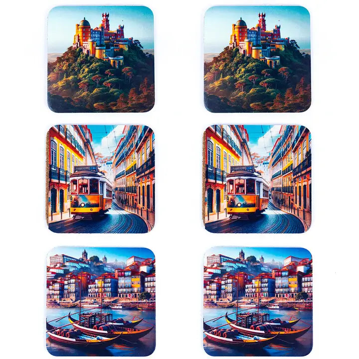 Cork-Backed Coasters (6 units)