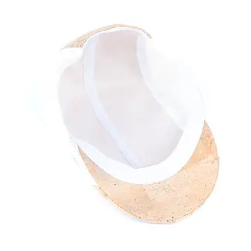 Cork & Mesh Beret Cap Back View – 24×18×12 cm