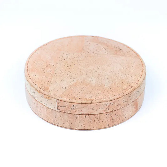 Cork Box Wine Accessory Set Closed – Light Cork Finish