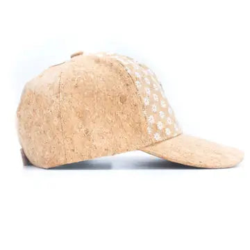 Natural Cork Baseball Cap Side View