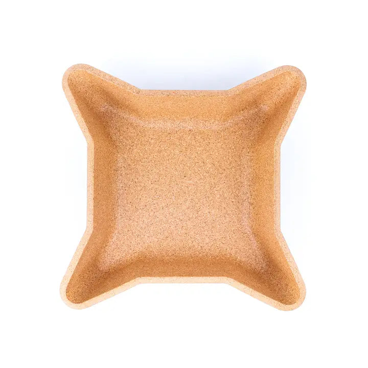 Top view – Star-Shaped Natural Cork Storage Tray