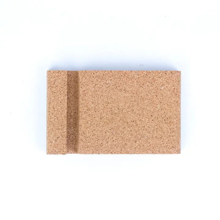 Cork Mobile Phone Stand Top View – 10×8×6 cm