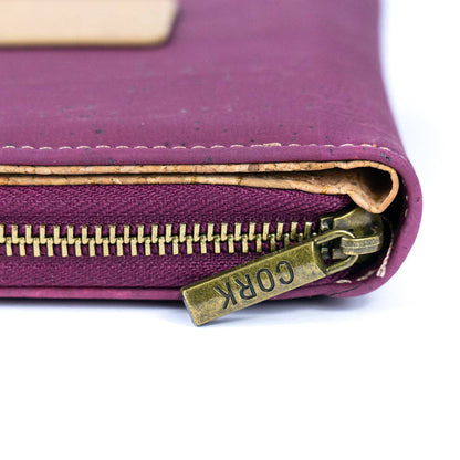 Stylish and Functional Medium-Sized Women's Cork Wallet