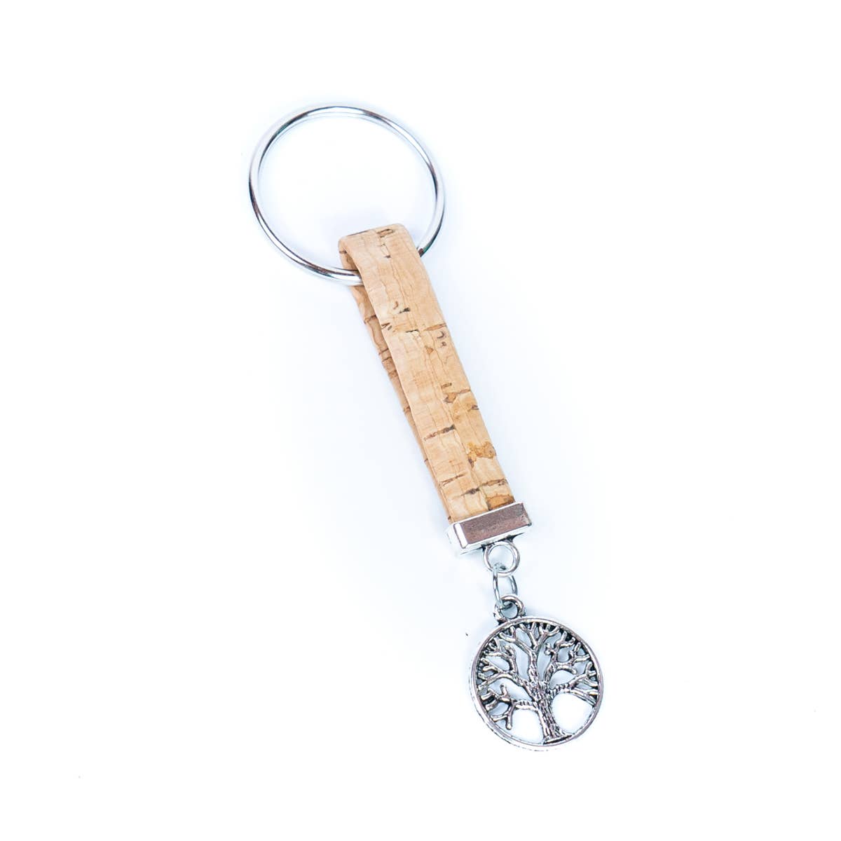 Cork handmade  keyring