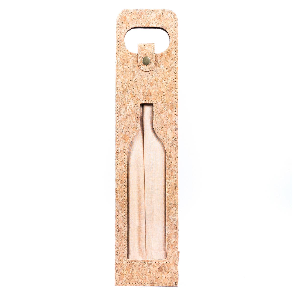 Natural Cork Wine Carrier and Gift Bag L-1069