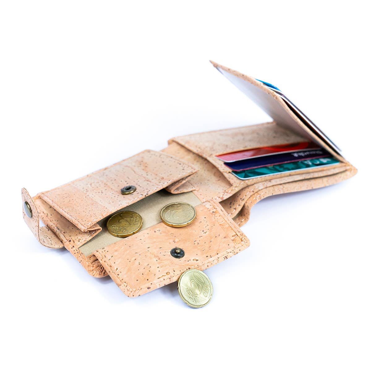 Natural Cork Bifold Wallet