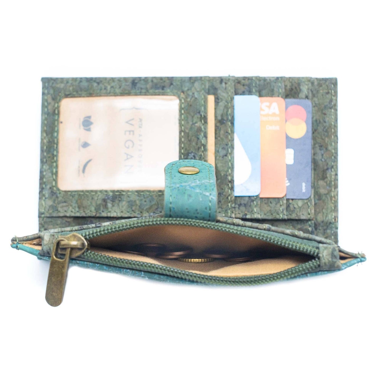 Green Cork Wallet