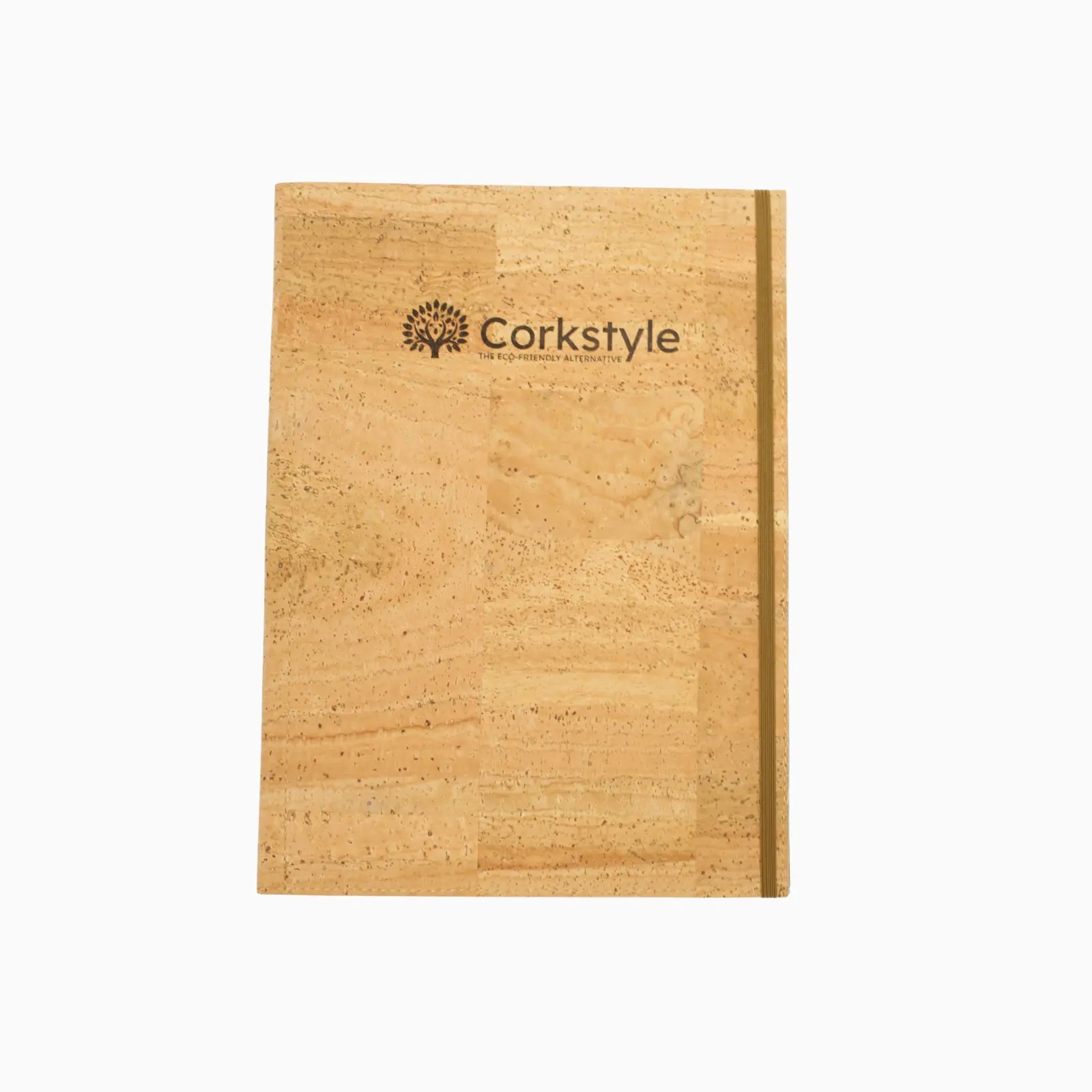 Cork File Folder front view, natural cork material