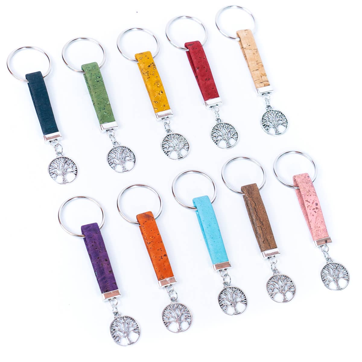 Cork handmade  keyring