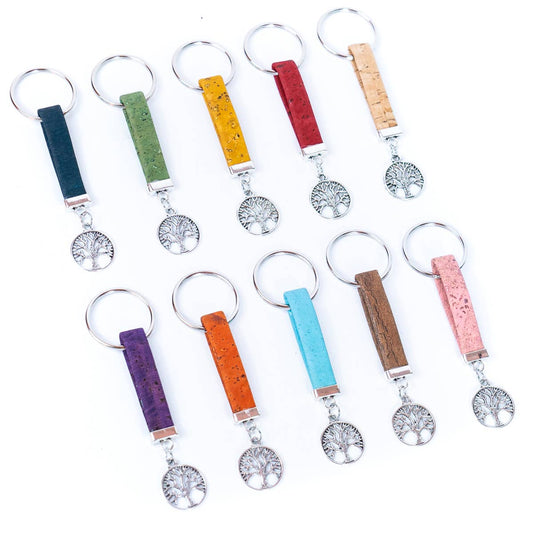 Cork handmade  keyring