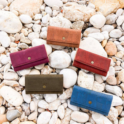 Elegant Cork Women's Foldable Wallet