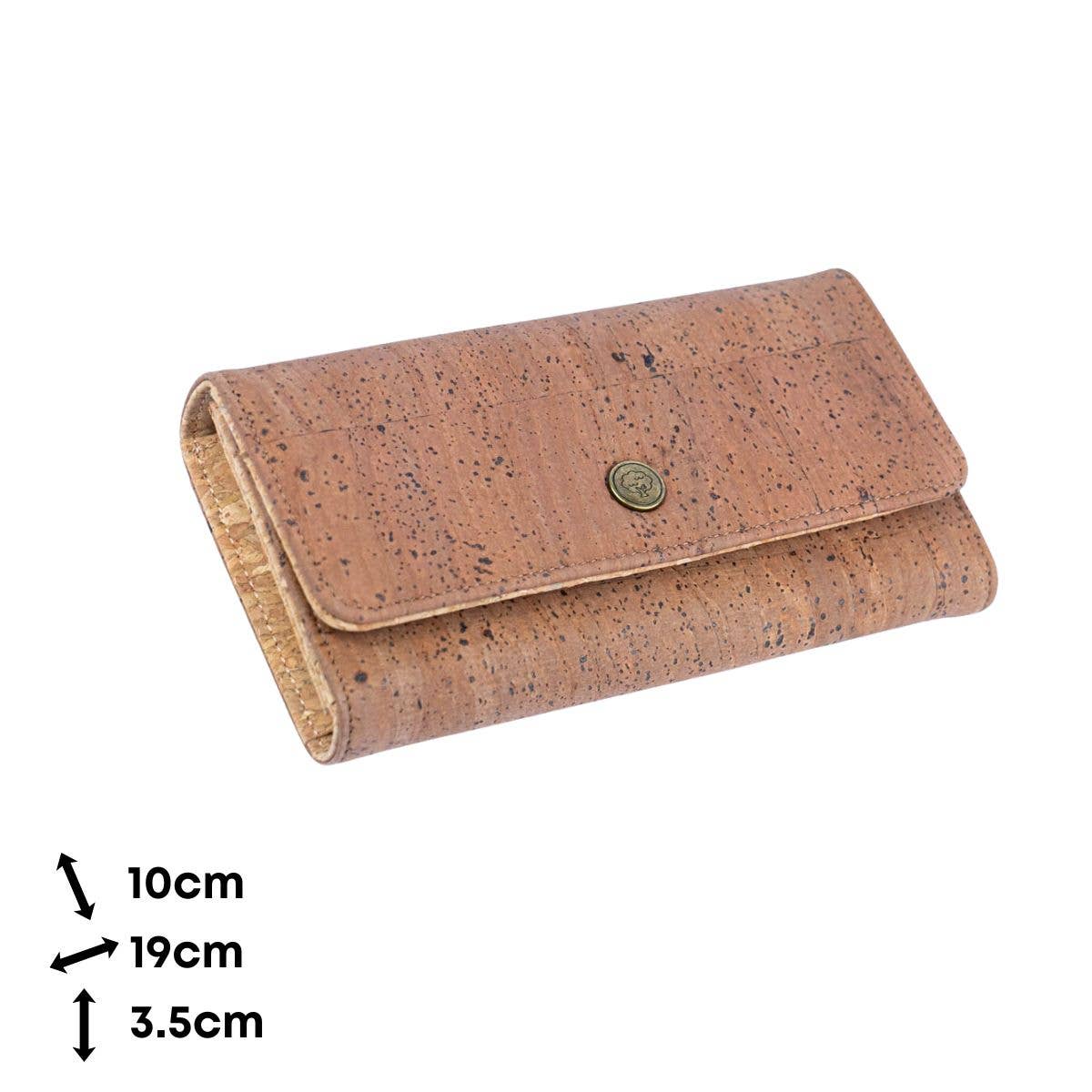 Elegant Cork Women's Foldable Wallet