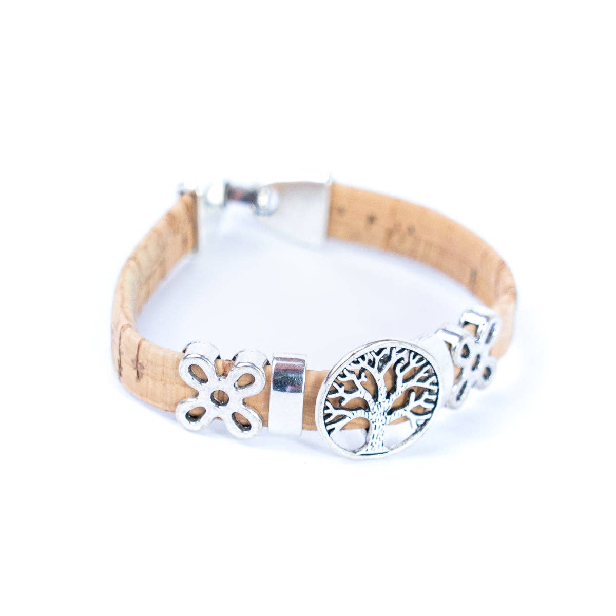 Cork & Tree Harmony Bracelet