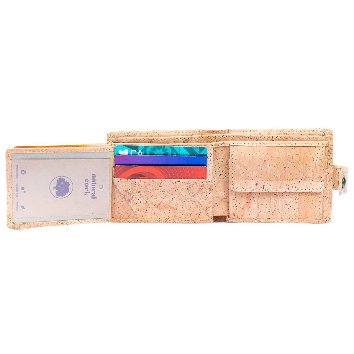 Natural Cork Bifold Wallet