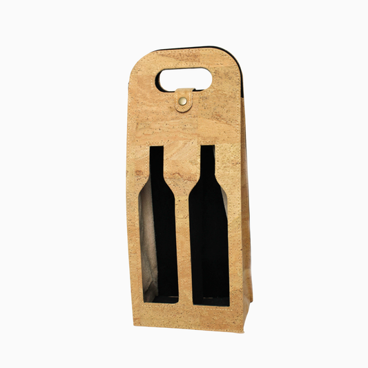Bohemian Cork Wine Tote - Sustainable & Stylish Wine Carrier | CorkStyle