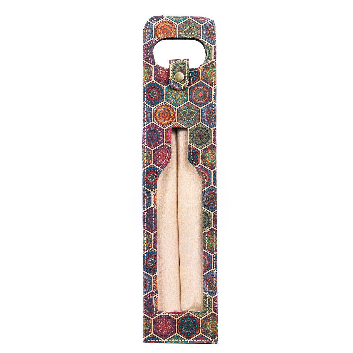 Natural Cork Wine Carrier and Gift Bag L-1069