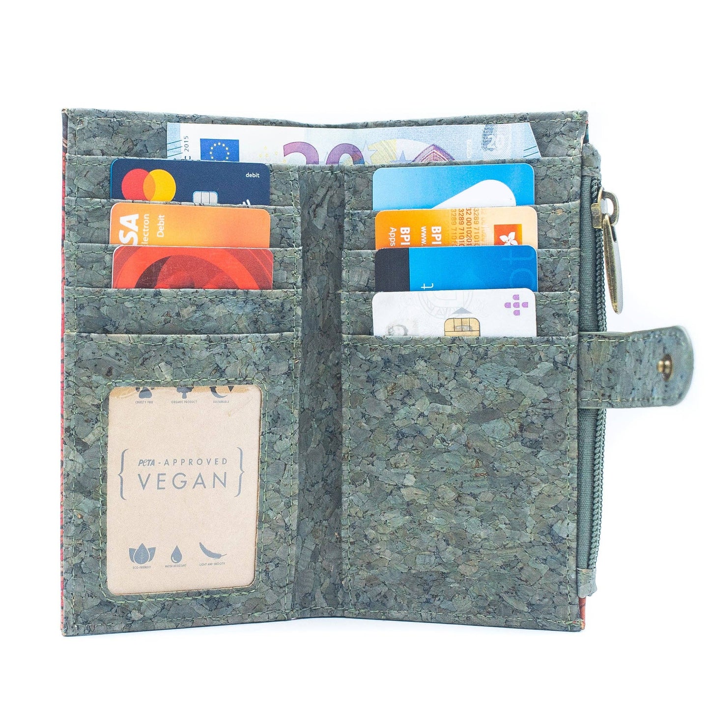 Green Cork Wallet