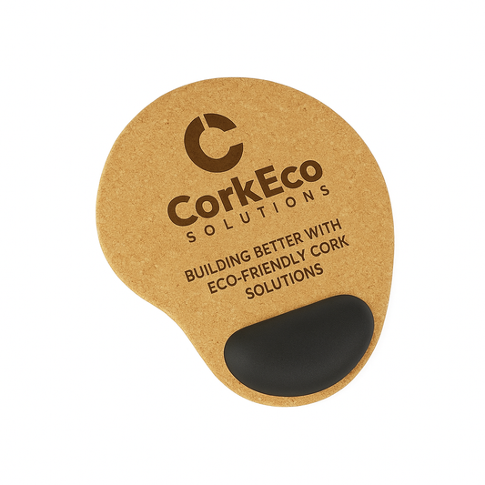 Eco-friendly cork mouse pad with engraving