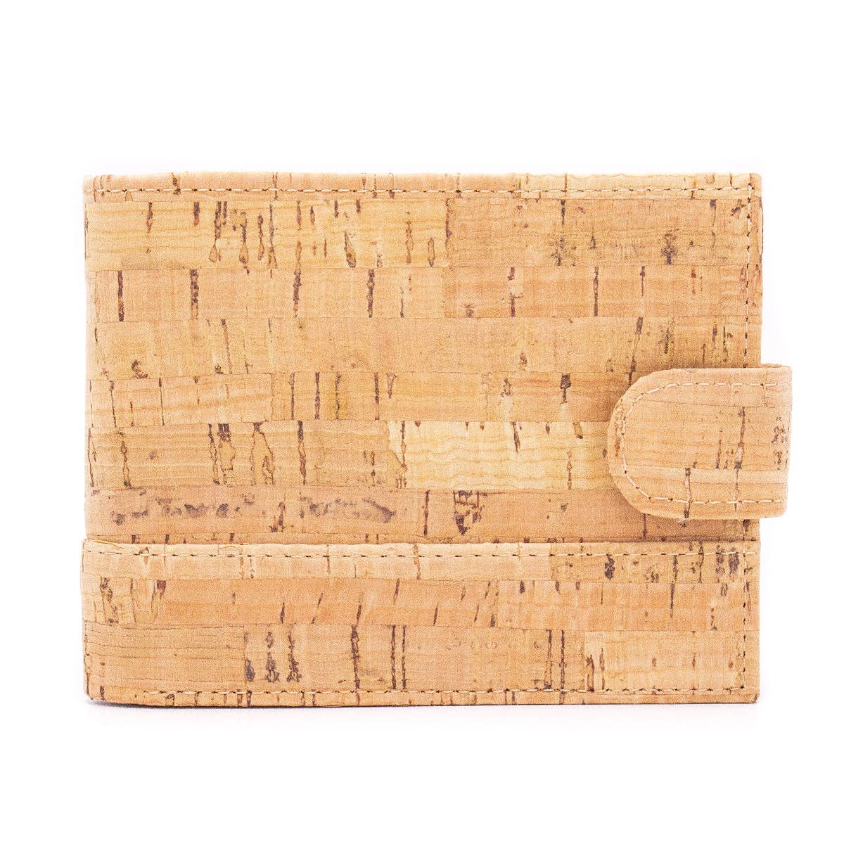 Natural rustic cork wallet for men