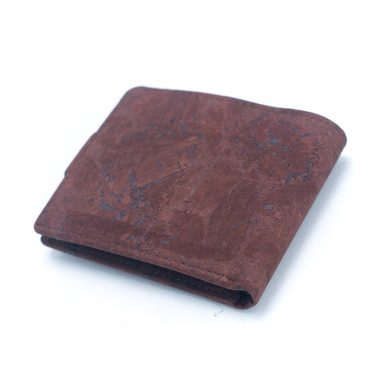 Sleek Bifold Cork Wallet with Snap Button