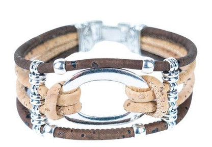 Handcrafted Cork Dazzle Bracelet