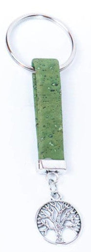 Cork handmade  keyring