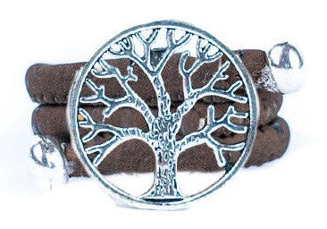 Tree pendant Antique Silver vintage women adjustable Ring