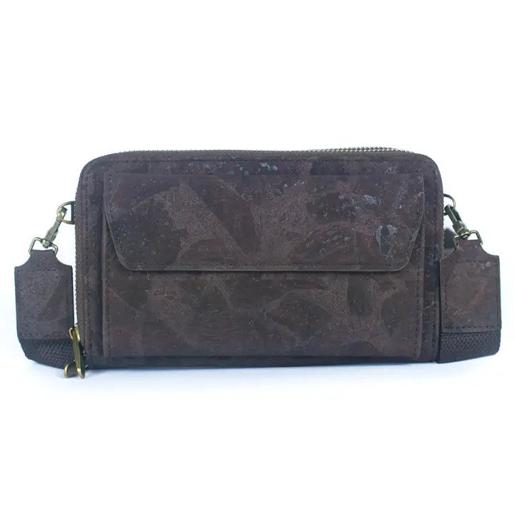 Front Pocket Cork Crossbody Wallet & Mobile Phone Bag