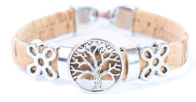 Cork & Tree Harmony Bracelet