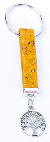 Cork handmade  keyring