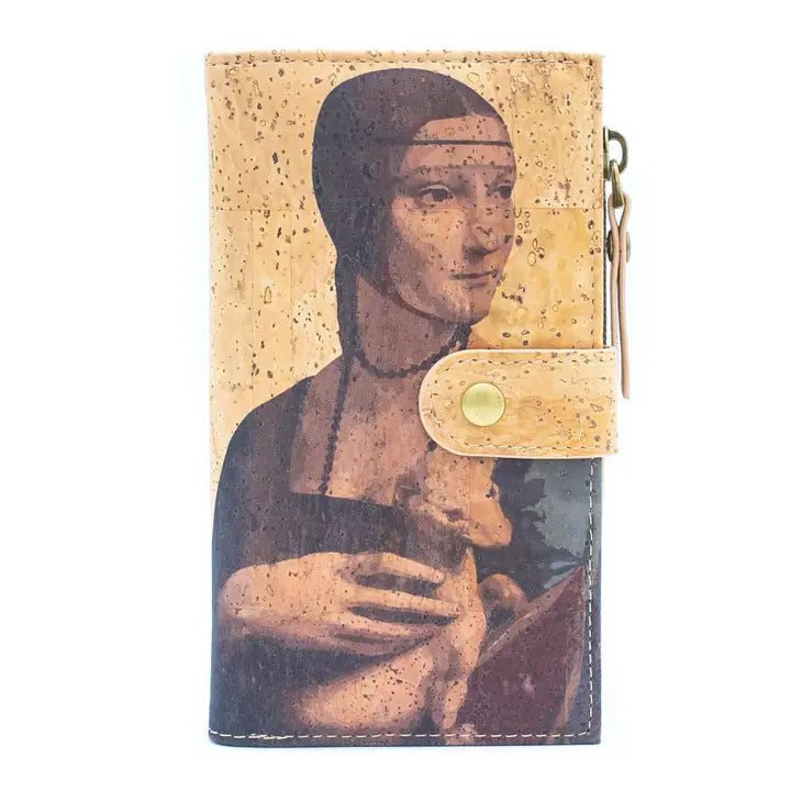 Frida Kahlo Cork Wallet Rfid