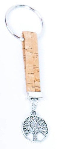 Cork handmade  keyring