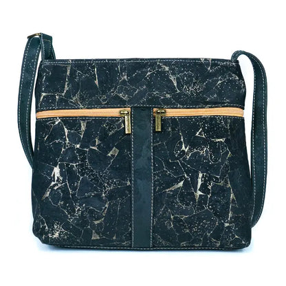 Cork Crossbody Bag with Zipper