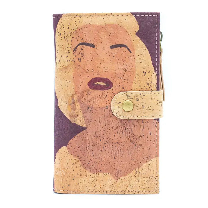 Frida Kahlo Cork Wallet Rfid