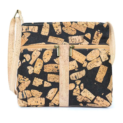 Cork Crossbody Bag with Zipper