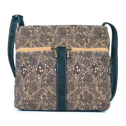 Cork Crossbody Bag with Zipper