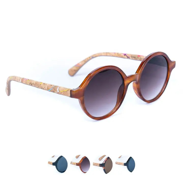 Cork Sunglasses with Uv Protection Lenses(Including Case)