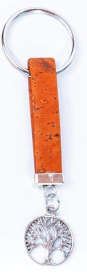 Cork handmade  keyring