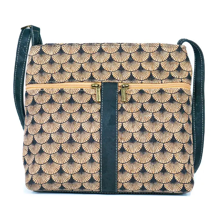 Cork Crossbody Bag with Zipper