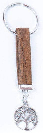 Cork handmade  keyring