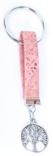 Cork handmade  keyring