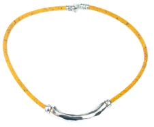 Artisan Cork Tube Necklace